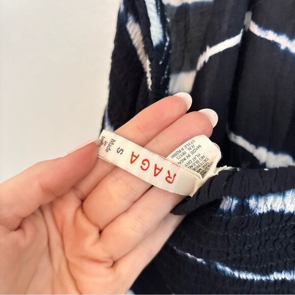 RAGA Striped Black and White Jumpsuit Flowy Wide Leg Small - Picture 6 of 7